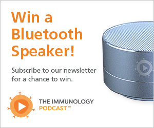 Win an Immunology Podcast bluetooth speaker